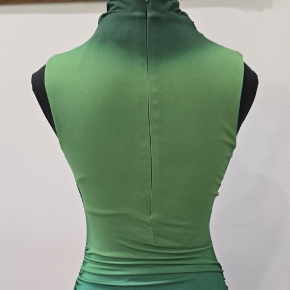 Jonathan Simkhai Sleeveless Green to Blue Ombre Maxi Dress - Picture 10 of 16